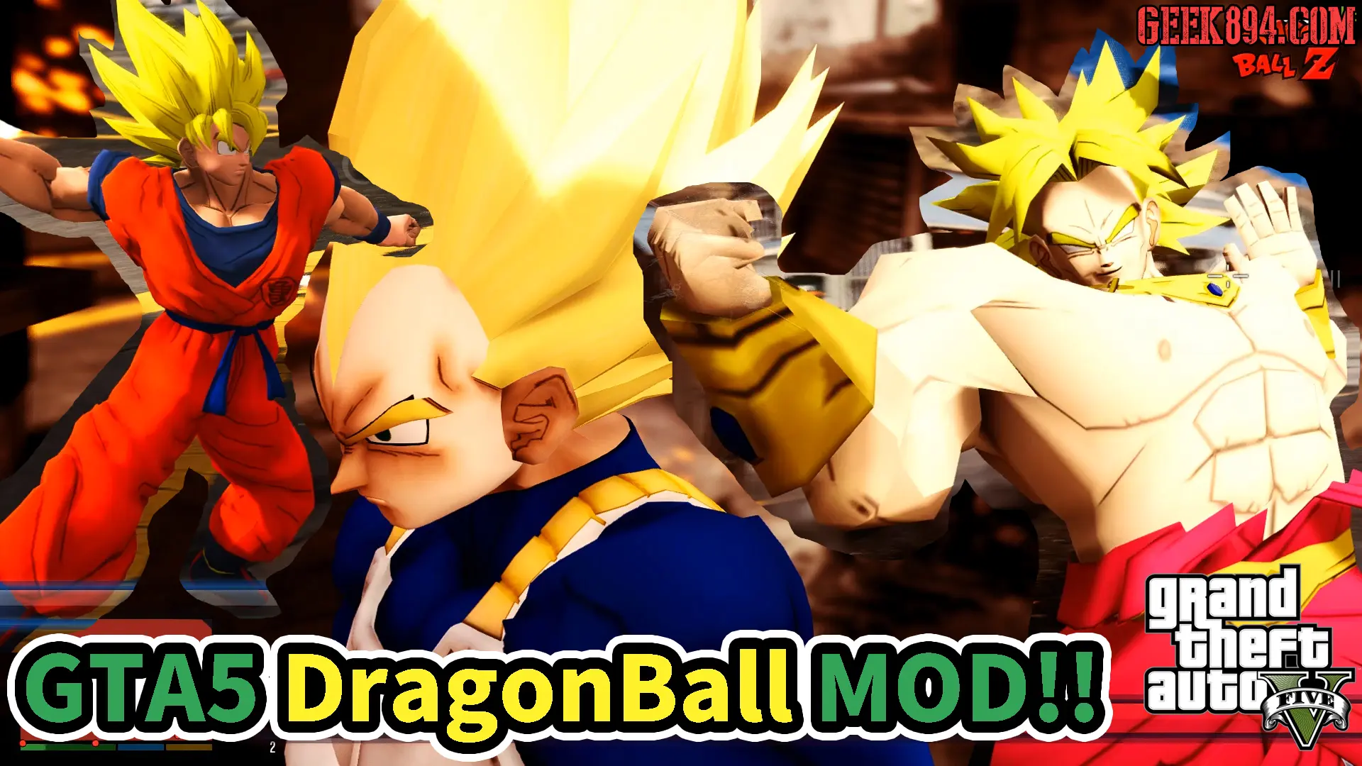 GTA5でZ戦士が大暴れ！かめはめ波が打てるドラゴンボールMODが登場