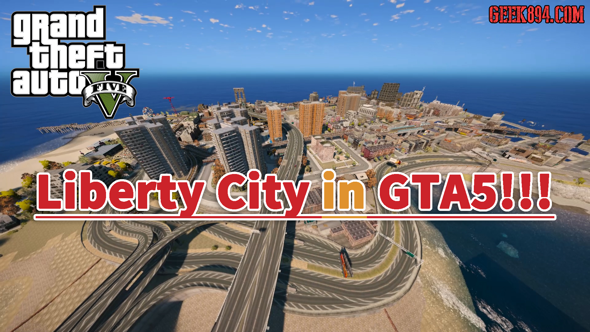 GTA5にリバティーシティのマップを追加する方法！OpenIVチームの 