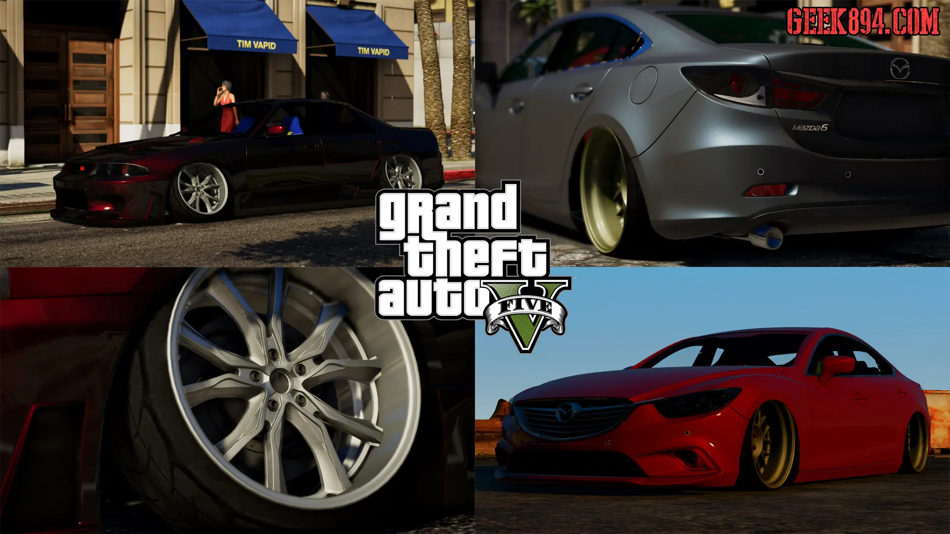 [GTA5]私がコンバートしたマツダ・アテンザ(Mazda 6)とECR33を配布します[Replace]